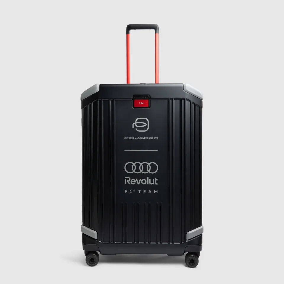 Piquadro PQLM Trolley Gross Audi F1 Hartschale Schwarz 4 Rollen