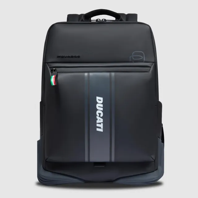Piquadro x Ducati Rucksack 15,6 Zoll Schwarz RFID