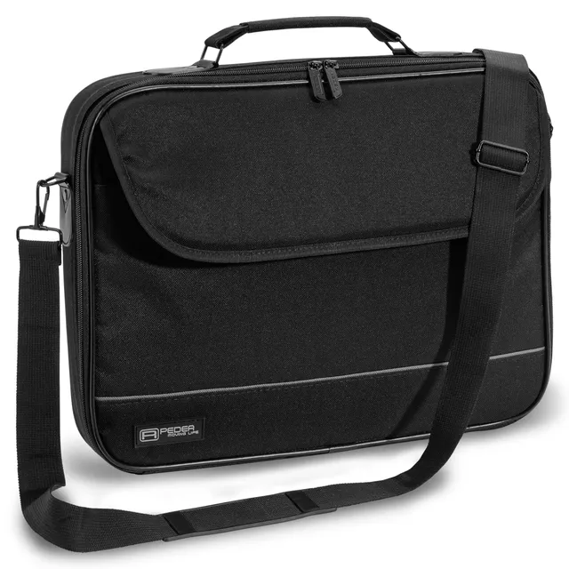 Pedea Fair 15,6 Zoll Laptoptasche schwarz Schultergurt
