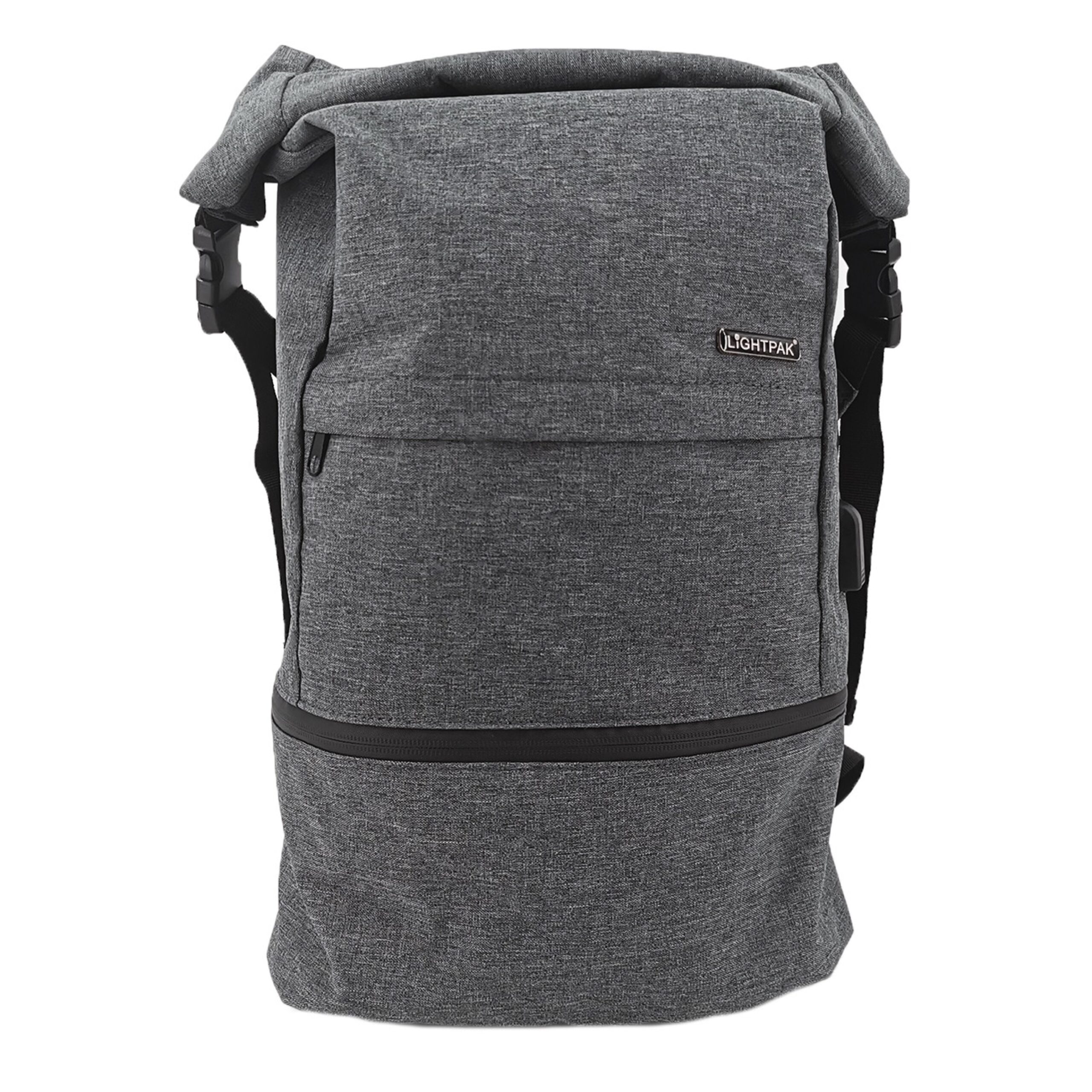 Lightpak Base Rucksack Grau 17 Zoll Polyester USB
