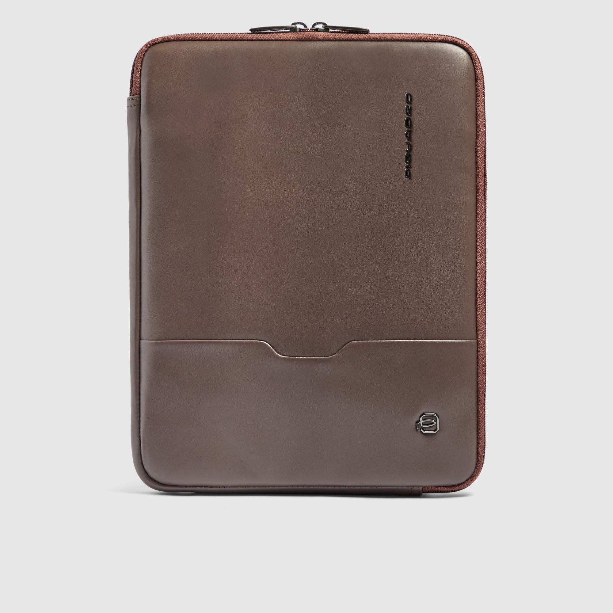 Piquadro Black Square Pochette iPad Pro 12,9 Schwarz Leder