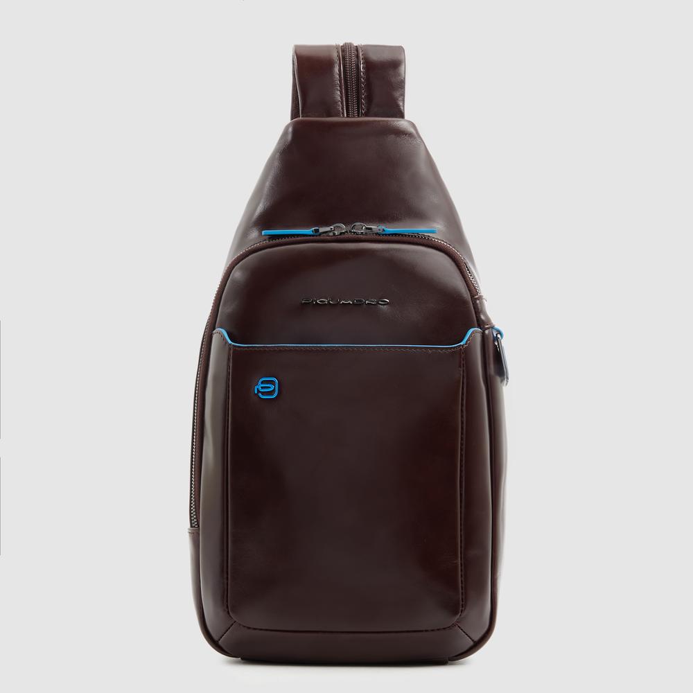 Piquadro Urban Sling Bag Leder iPad Braun RFID
