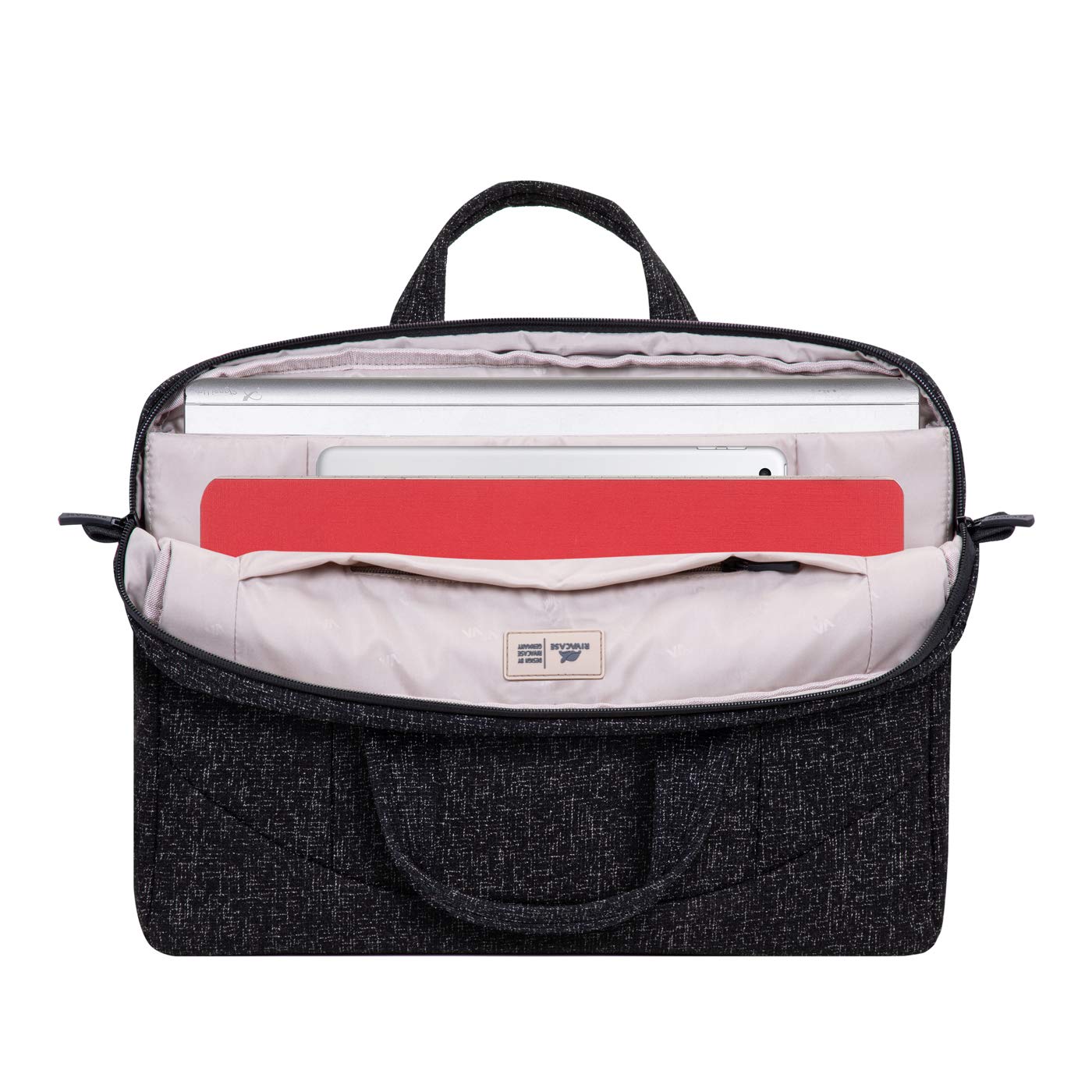 RIVACASE Tiergarten 15,6 Zoll Laptoptasche schwarz