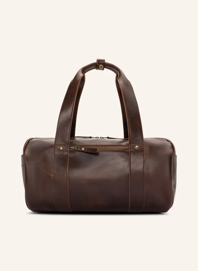 Buckle & Seam Chap Duffle Bag Leder Braun 16,5L