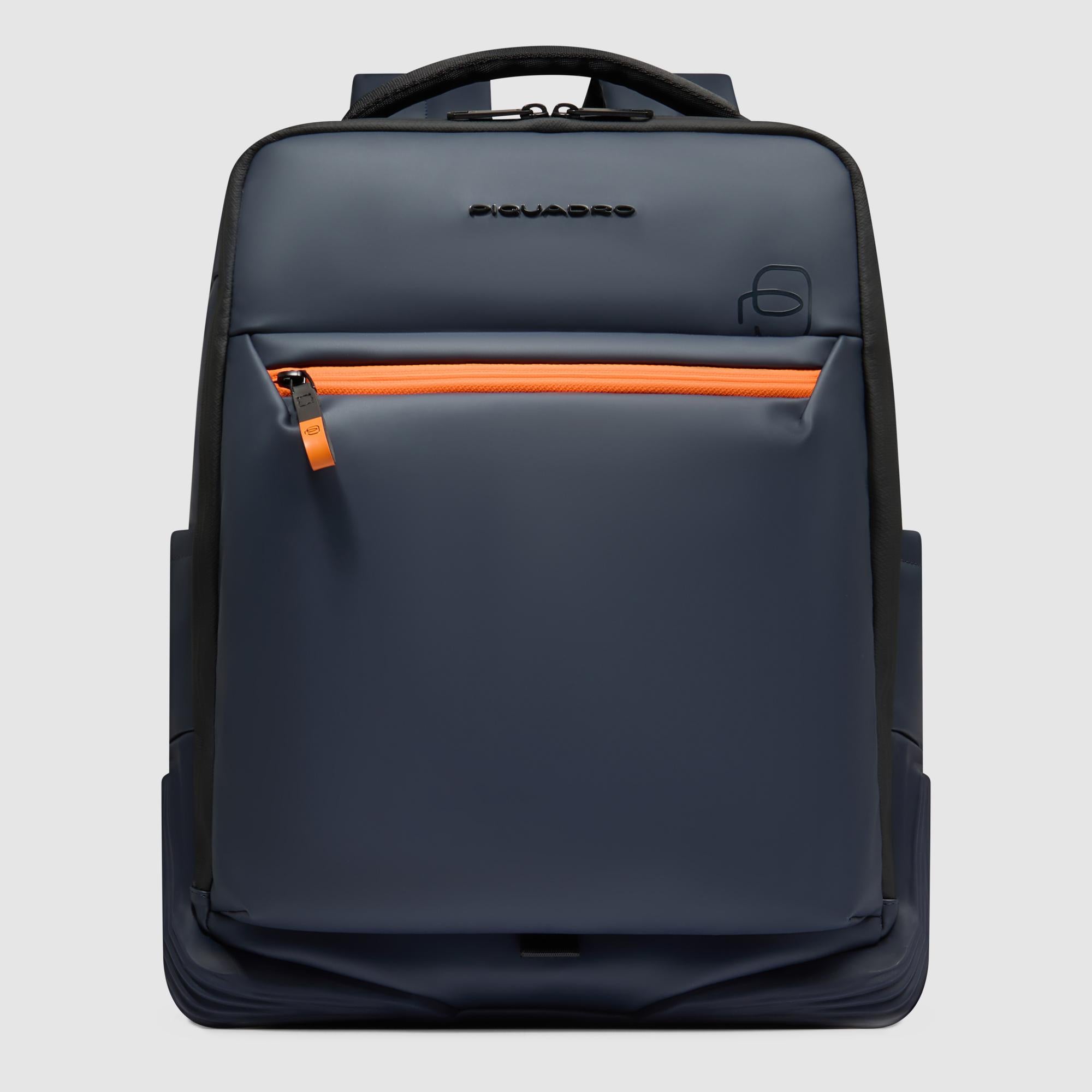 Piquadro Corner 2.0 Reiserucksack Laptop wasserfest Blau