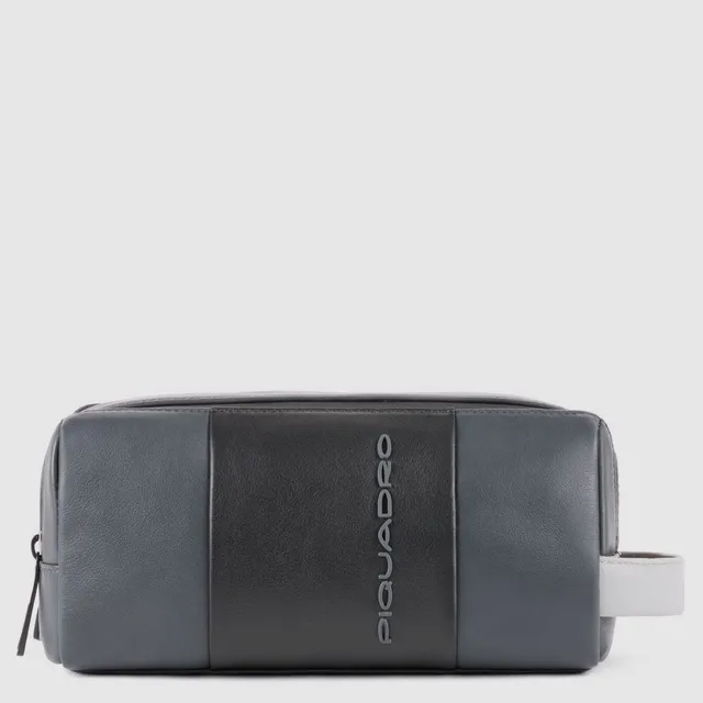 Piquadro PQ-Light Beautycase Herren Leder Schwarz