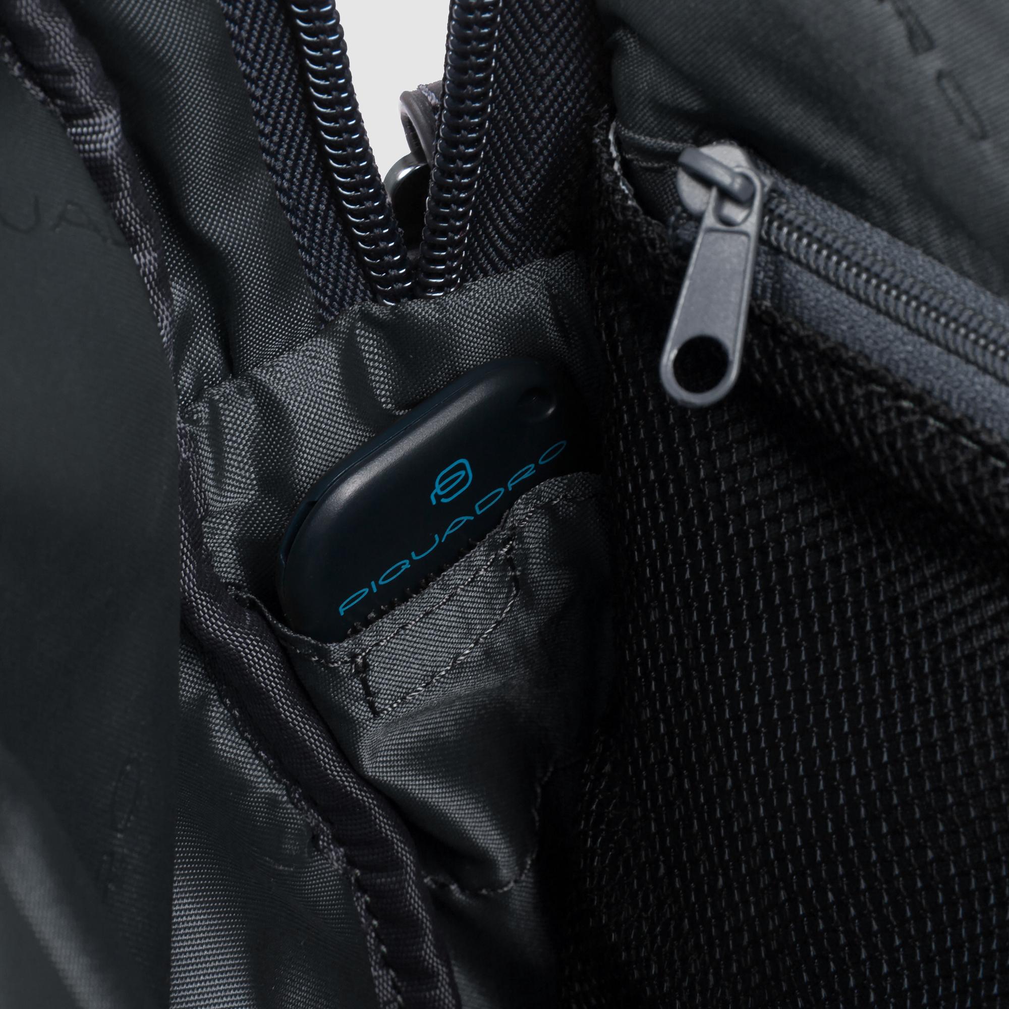Piquadro Modus Aktentasche 15,6 Zoll Laptop Leder Schwarz