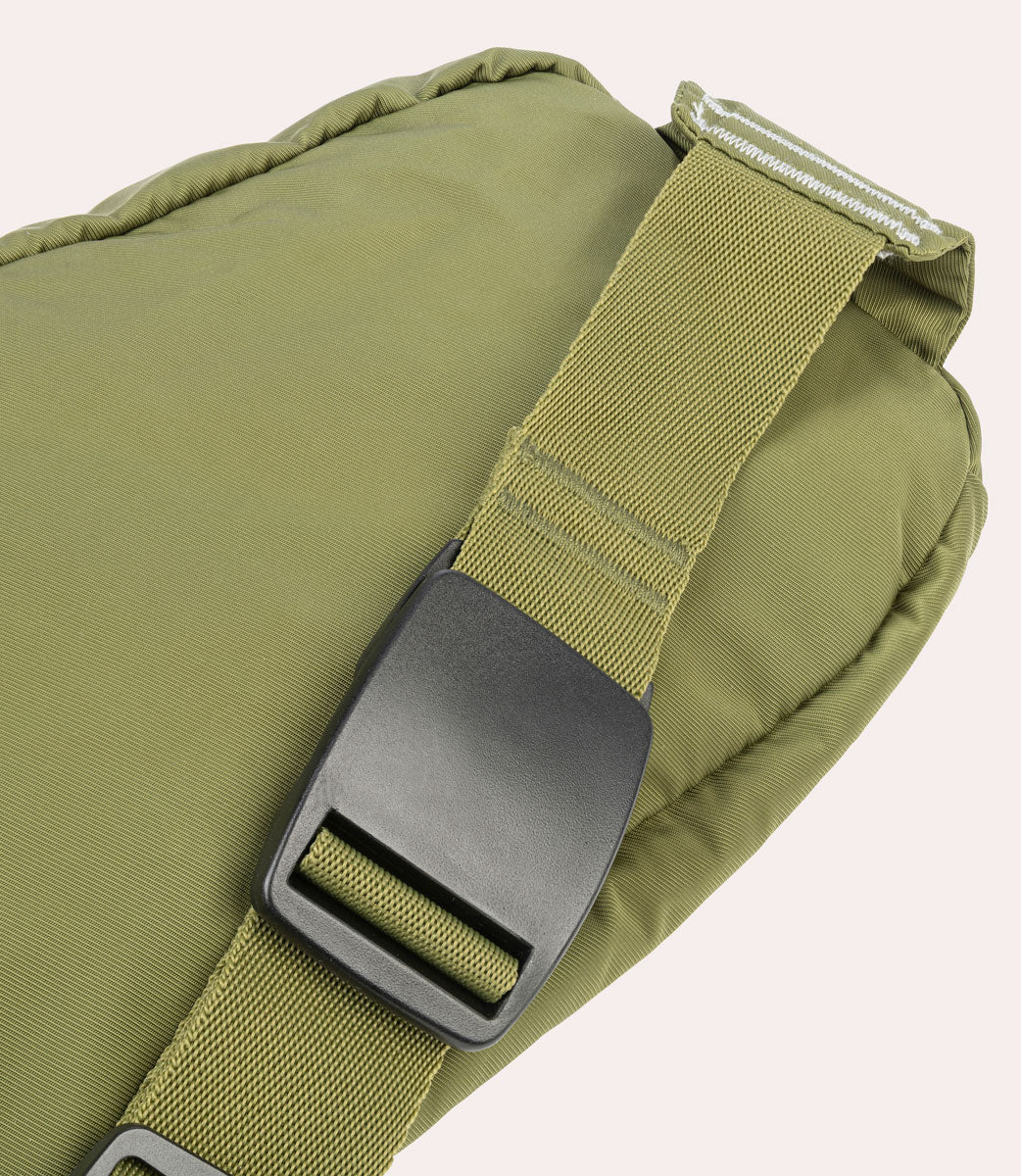 Tucano Let Me Out Umhängetasche Oliv Faltbar Crossbody