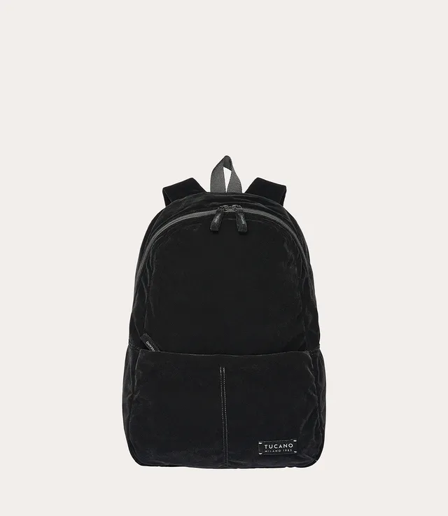 Tucano Otello Rucksack Samt Schwarz Daypack
