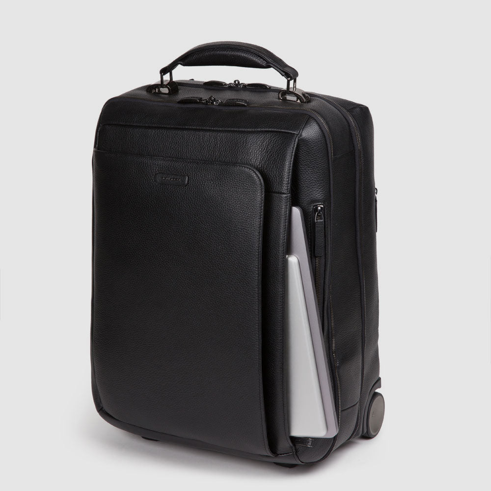 Piquadro PQ-Light Trolley Kabine schwarz Kleidersack