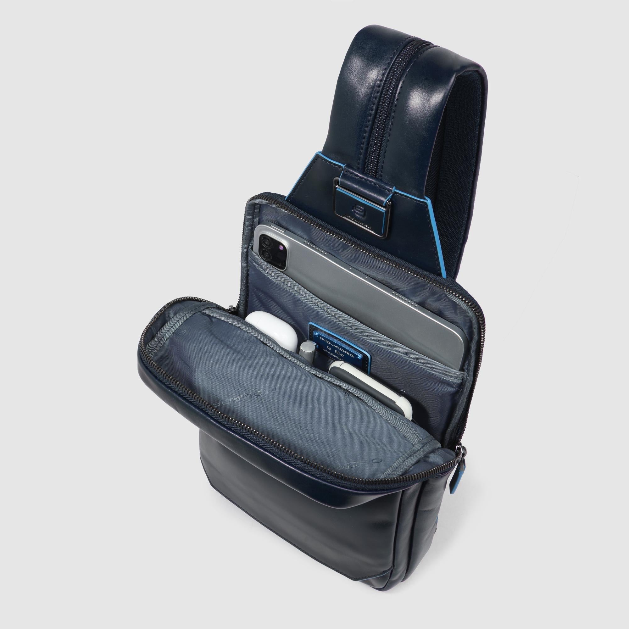 Piquadro Rover Umhängetasche Leder Rucksack N