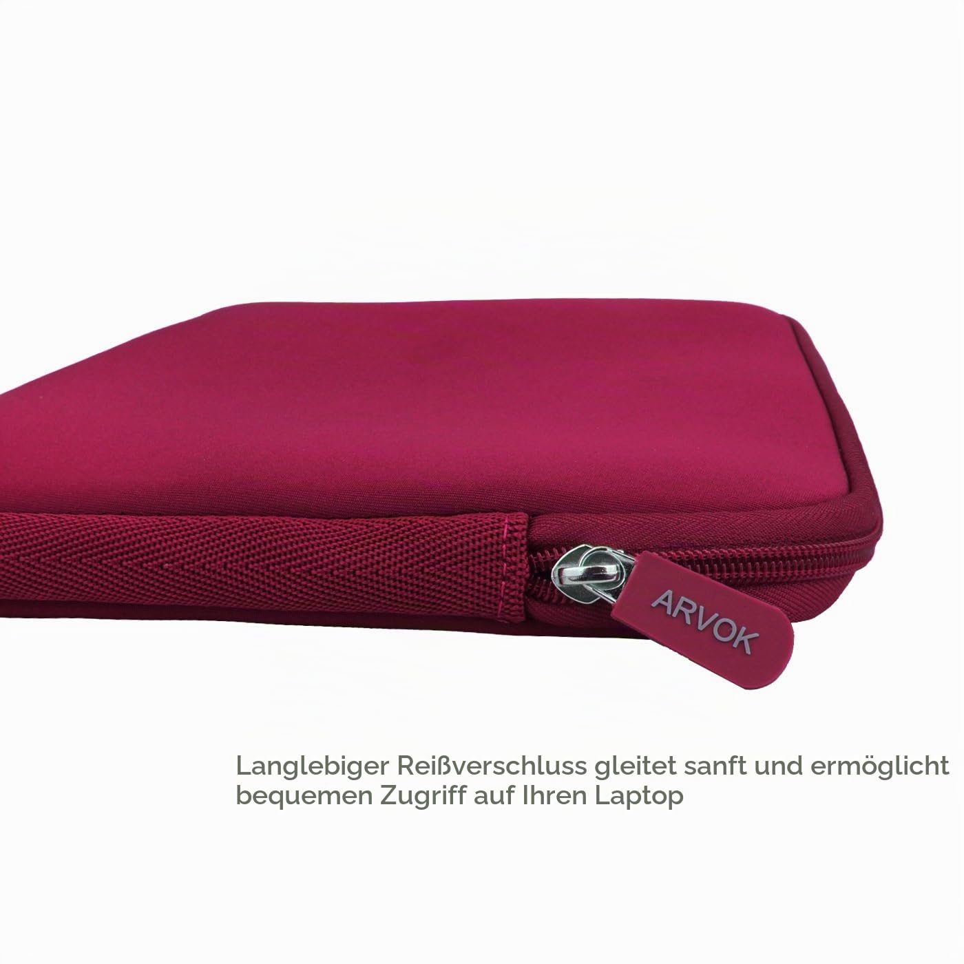 ARVOK Basic 15,6 Zoll Laptop Sleeve Neopren Hülle wasserabweisend