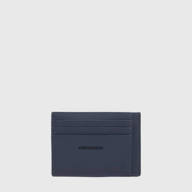 Piquadro Black Square Kartenetui Herren dünn schwarz