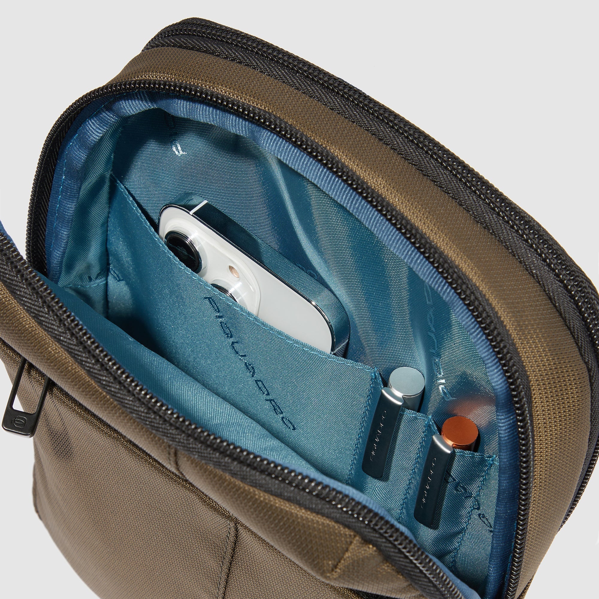 Piquadro Urban Borsello Umhängetasche Herren Schwarz RFID
