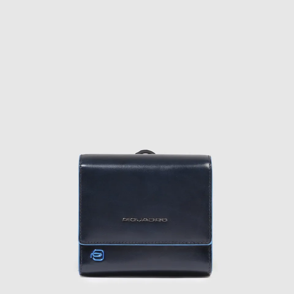 Piquadro BagMotic 3in1 15W Etui blau Leder mit Ladegerät