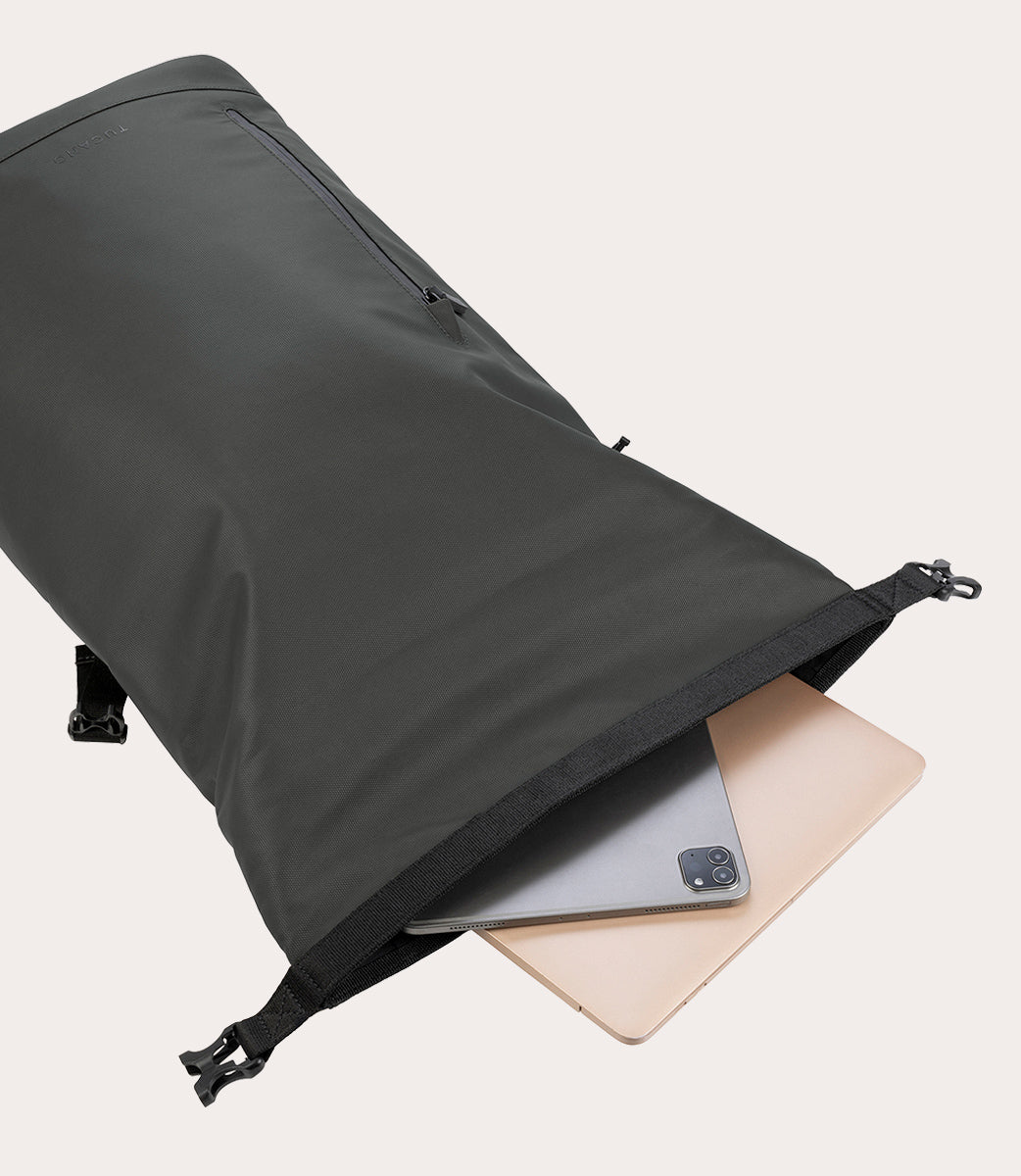 Tucano Rollo Laptop-Rucksack 15,6 Zoll Blau Rolltop