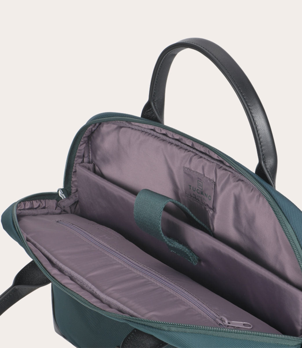 Tucano Fine Bag Laptoptasche 14 Zoll Schwarz recycelt