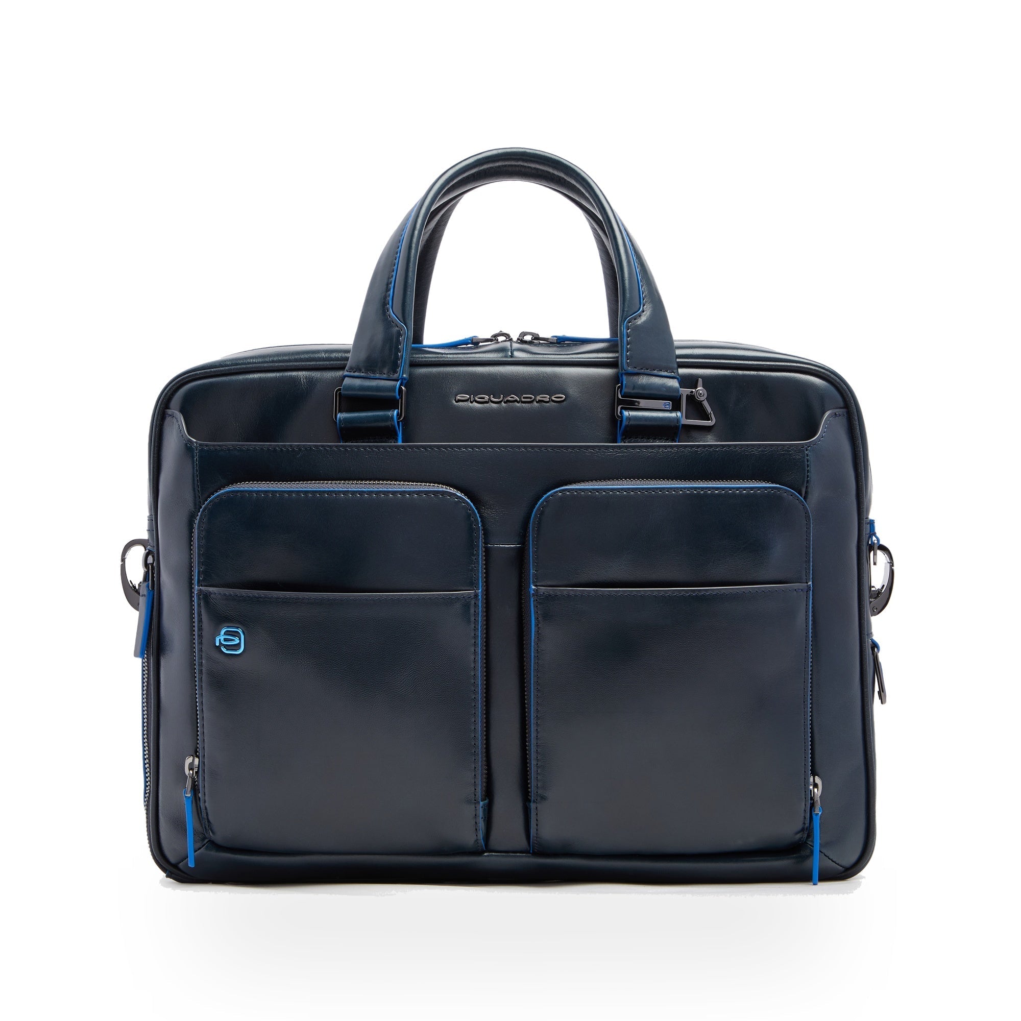 Piquadro Modus Aktentasche 15 Zoll Blau Personalisierbar