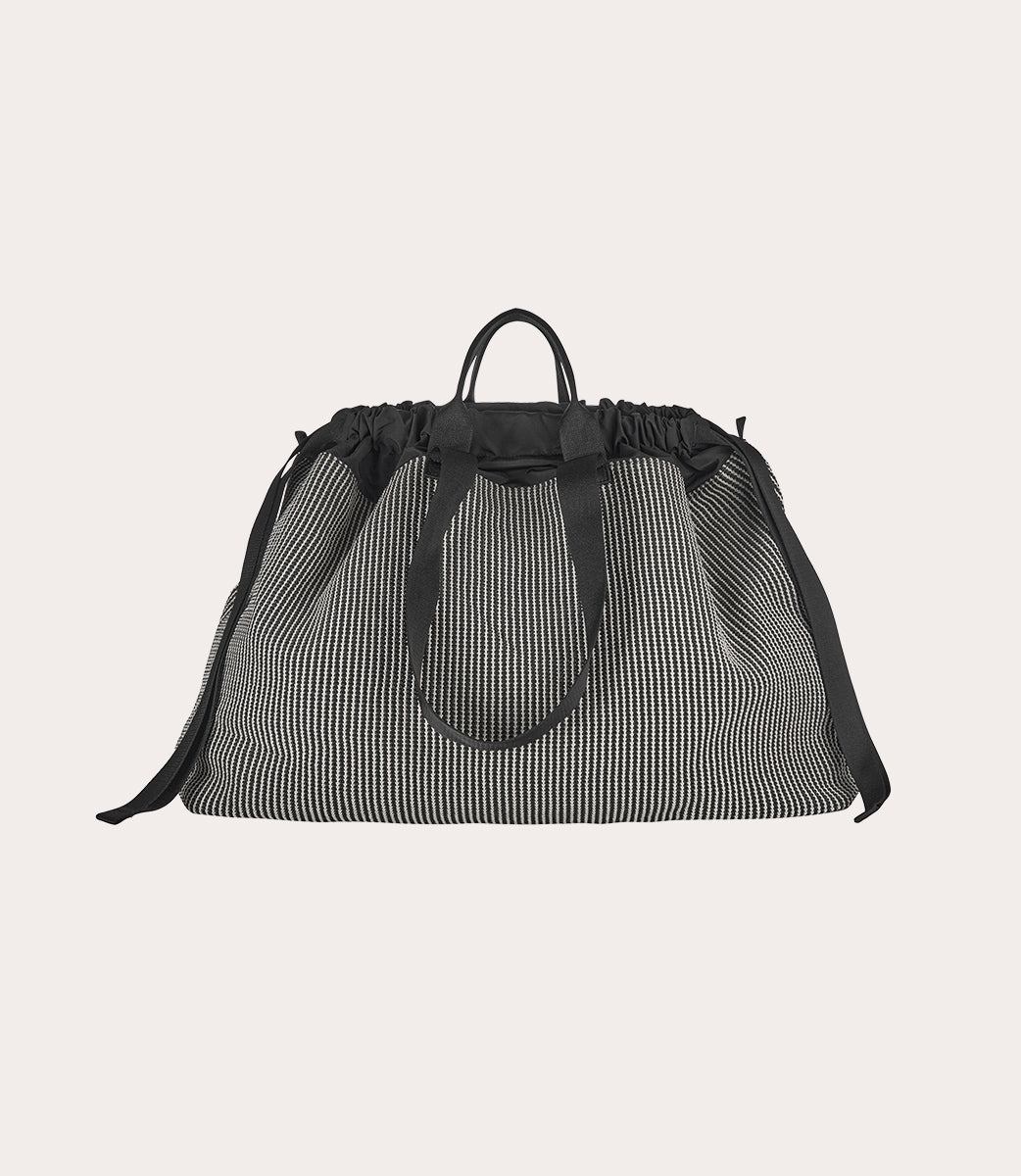Tucano Carry Cleo Large Weekender Schwarz Stroheffekt