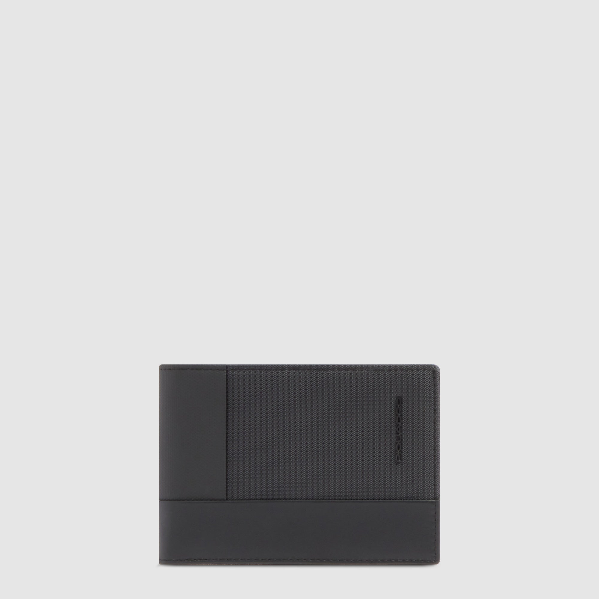 Piquadro Blue Square Geldbörse Herren schwarz Leder