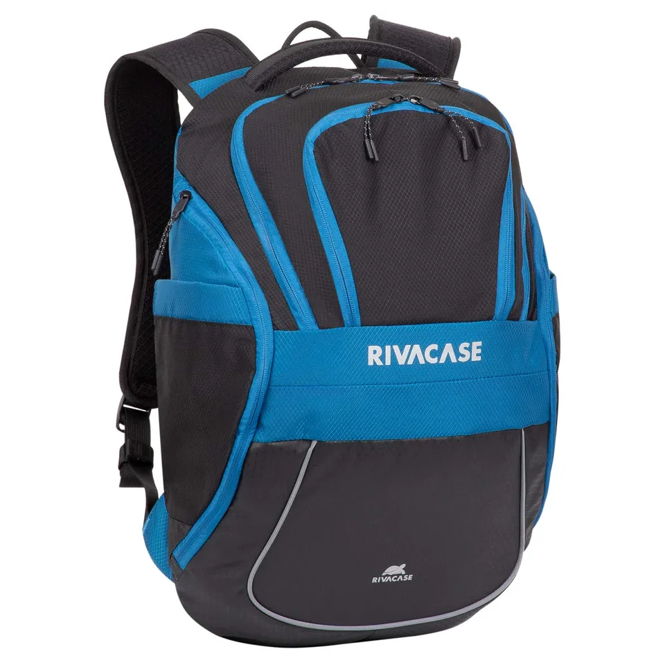 Rivacase Ipanema Rucksack 15,6 Zoll blau reflektierend