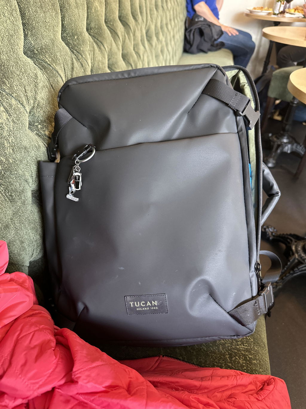 Tucano Piego Travel Set Kofferorganizer Schwarz Nylon 3-tlg