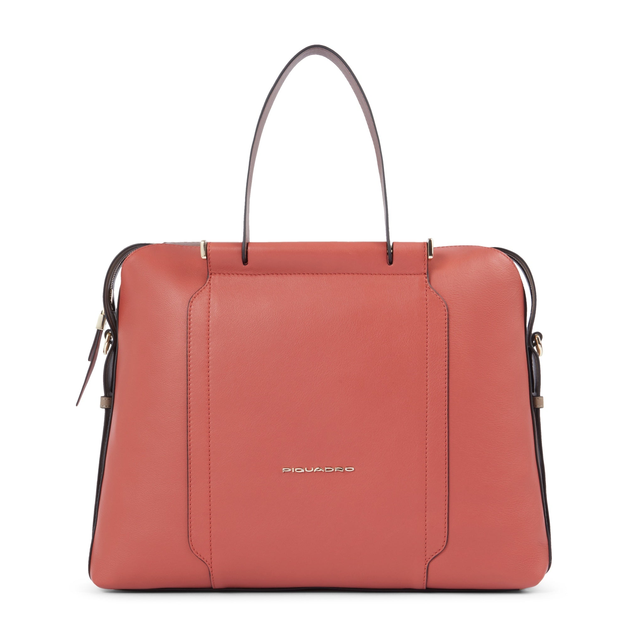 Piquadro Patricia Laptoptasche Damen 14 Zoll Schwarz Leder