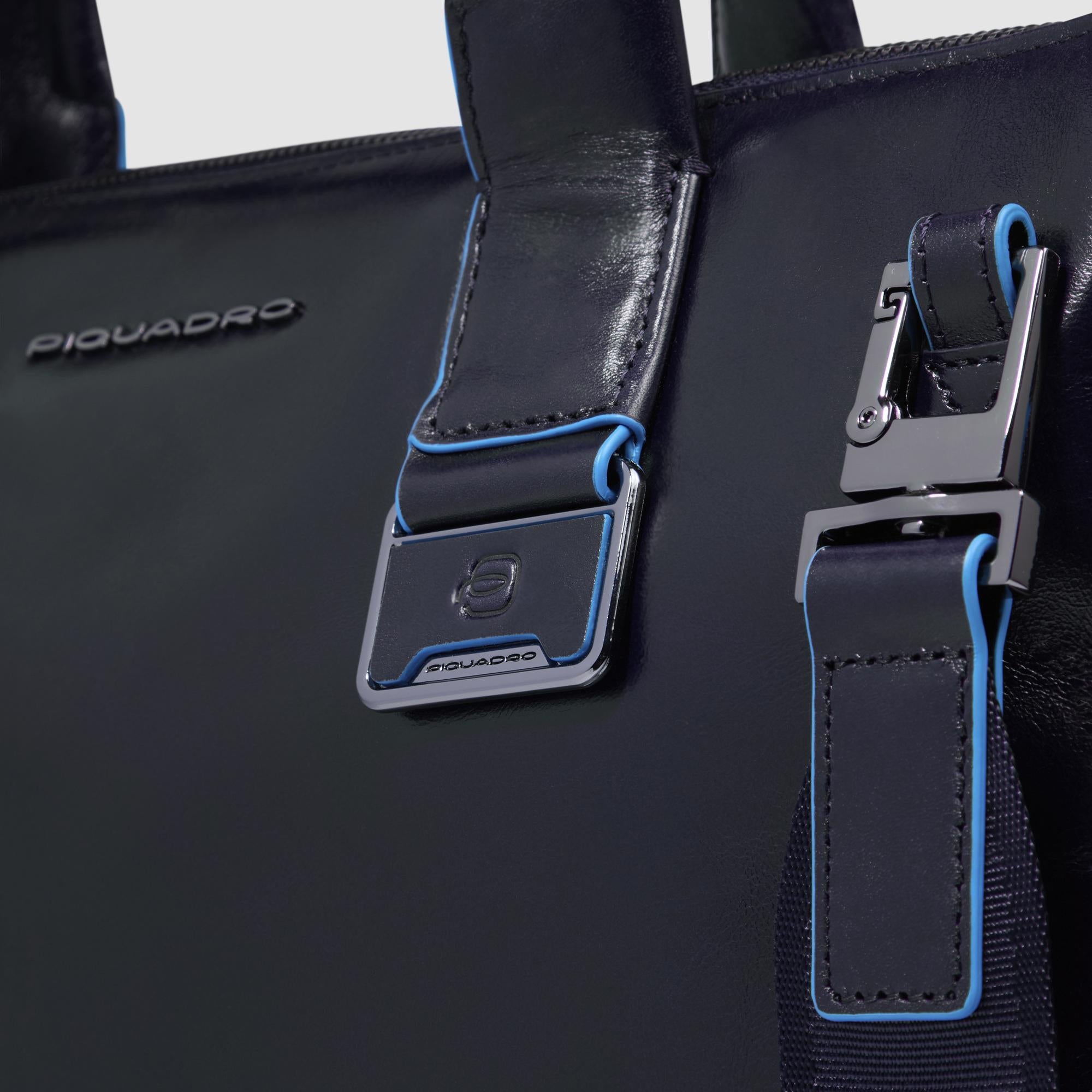 Piquadro Modus Laptoptasche 14 Zoll Leder blau