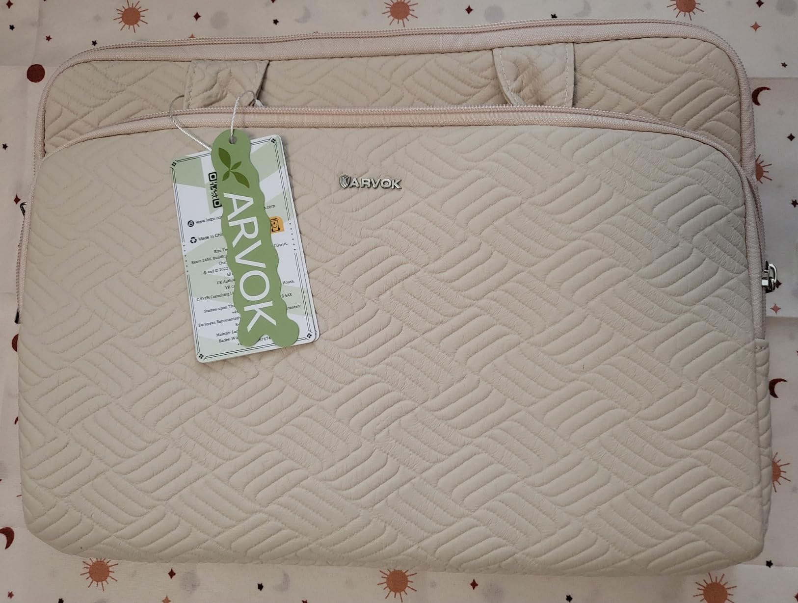 Arvok Business Sleeve 15,6 Zoll Weiß mit Griff