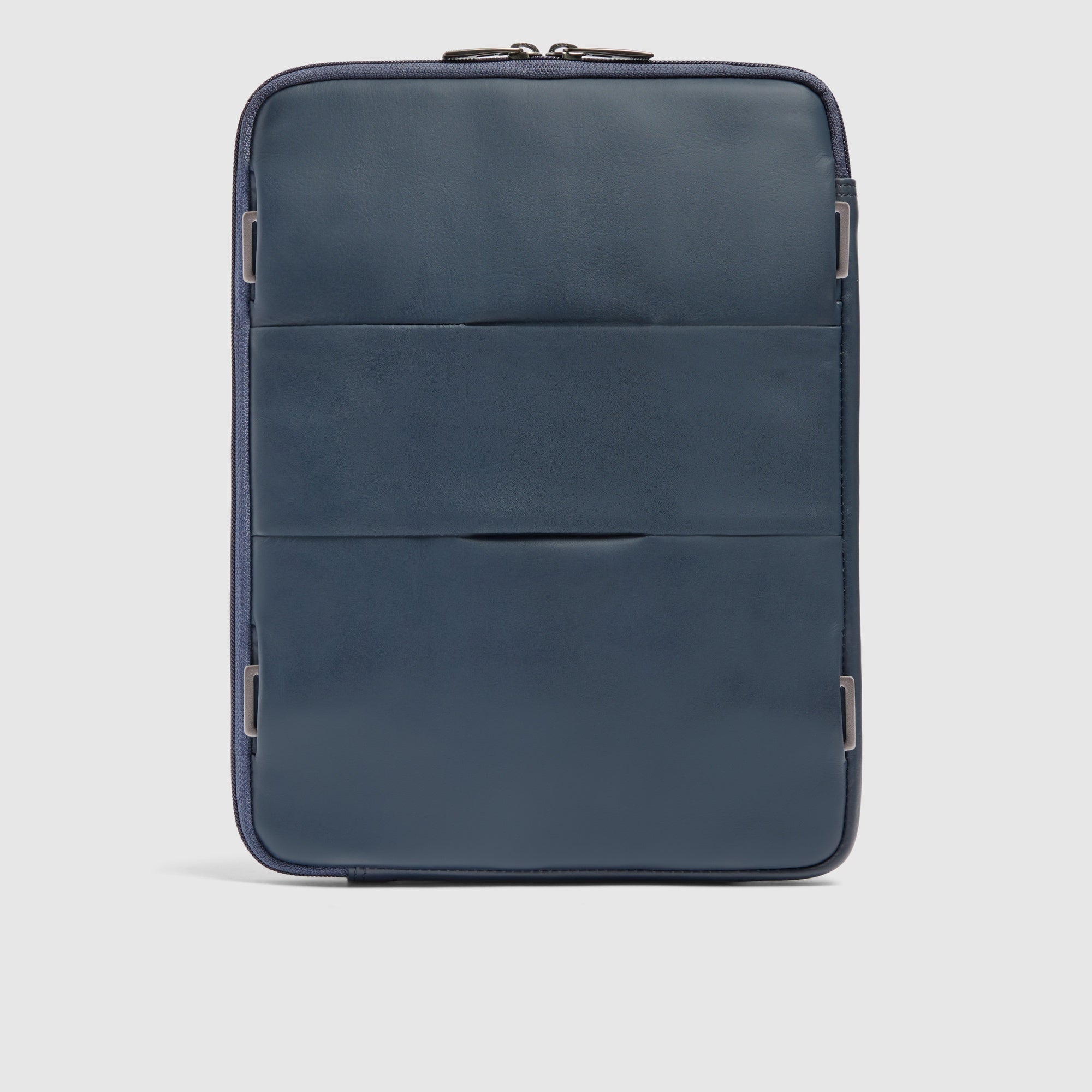 Piquadro Black Square Pochette iPad Pro 12,9 Schwarz Leder