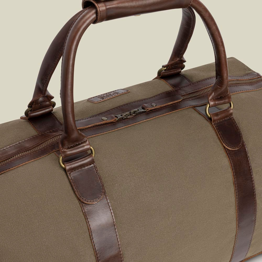 Buckle & Seam Willow Weekender Canvas Green Blue 37L
