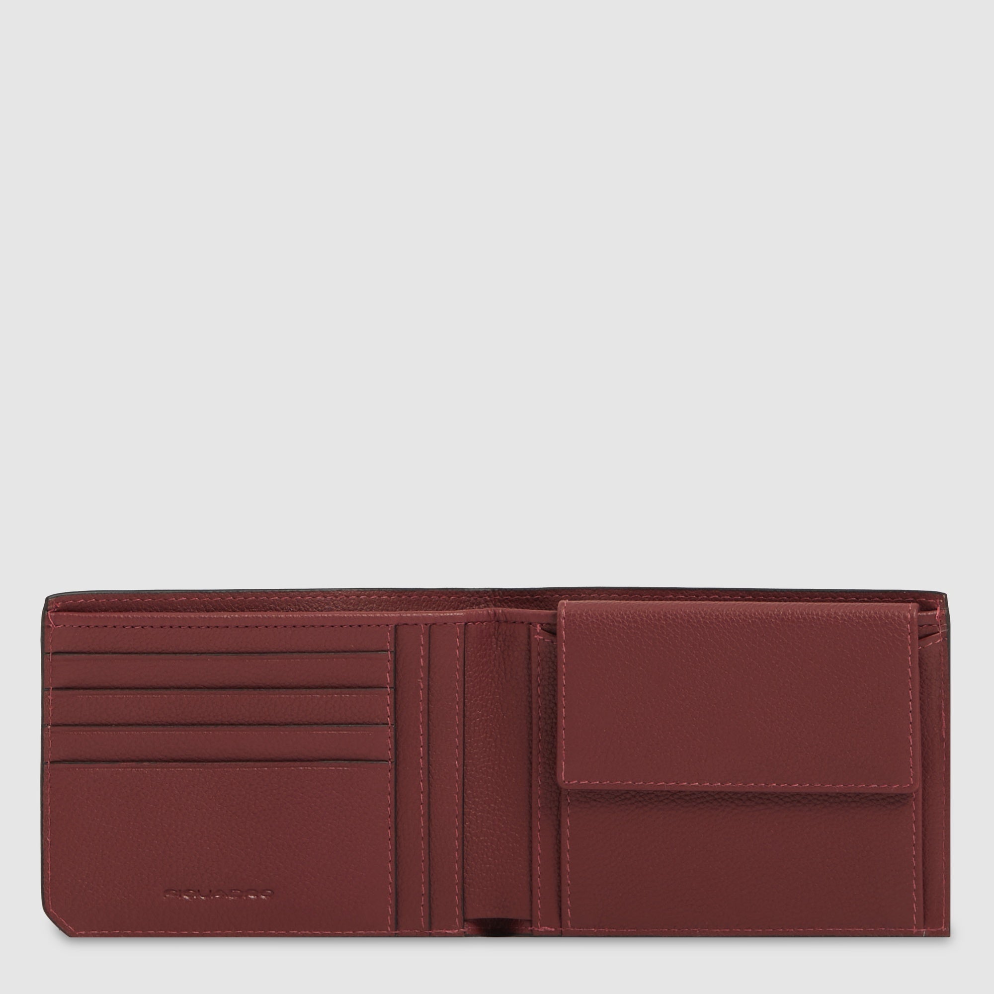 Piquadro Blue Square Geldbörse Leder schwarz RFID Münzfach