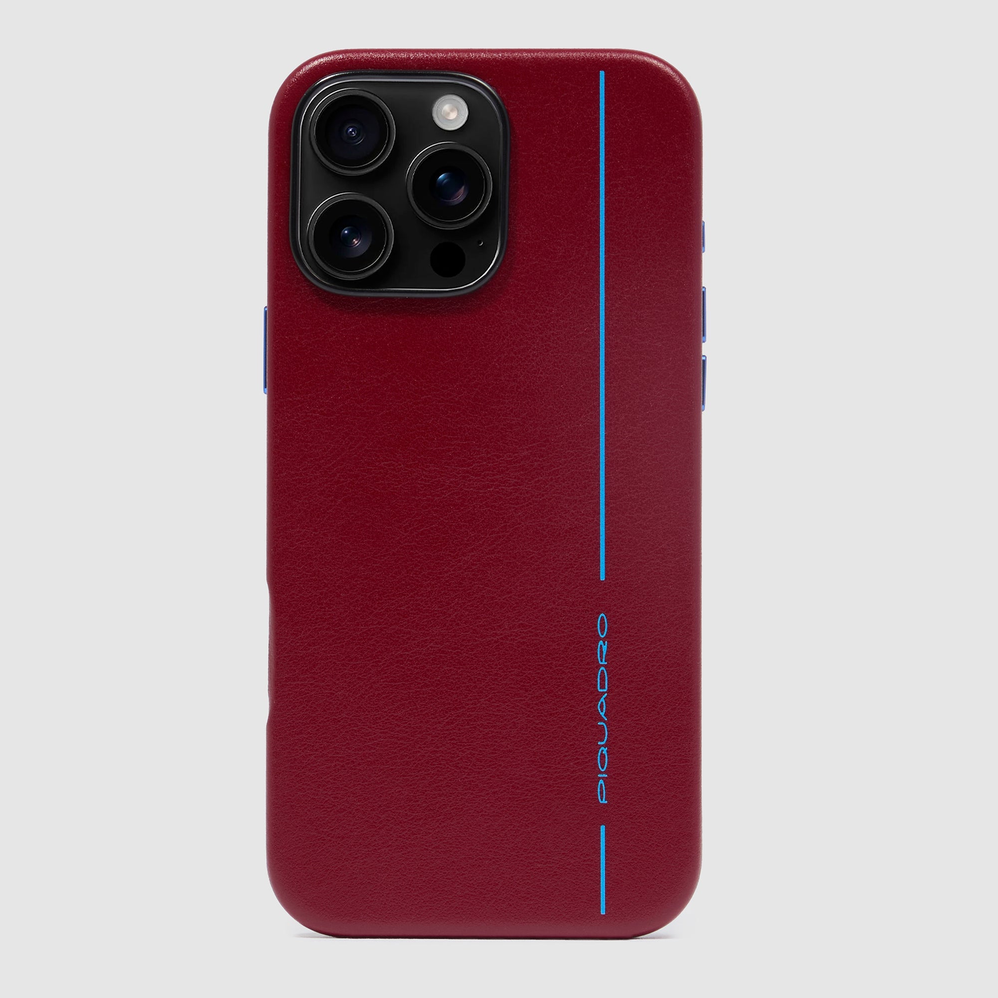 Piquadro Connequ iPhone 16 Pro Max Hülle Leder 6,9 Zoll