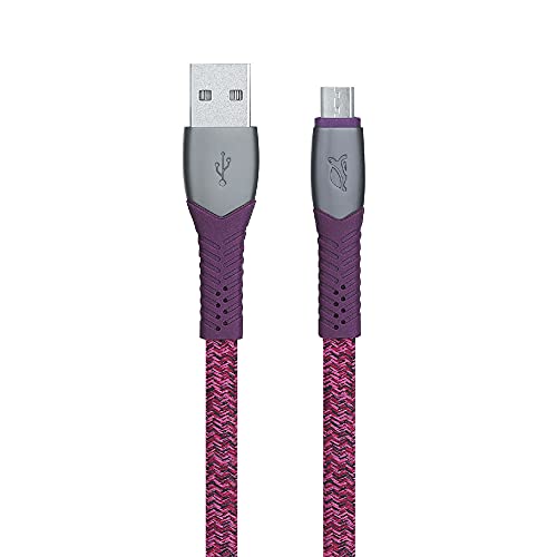 RIVACASE RIVAPOWER PS6100 Micro USB Kabel 1,2m Rot Nylon