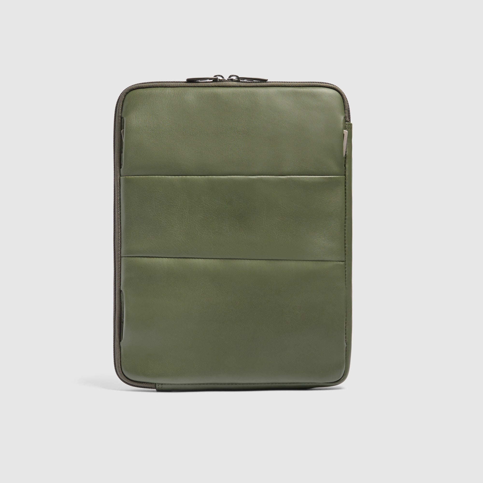 Piquadro Black Square Pochette iPad Pro 12,9 Schwarz Leder