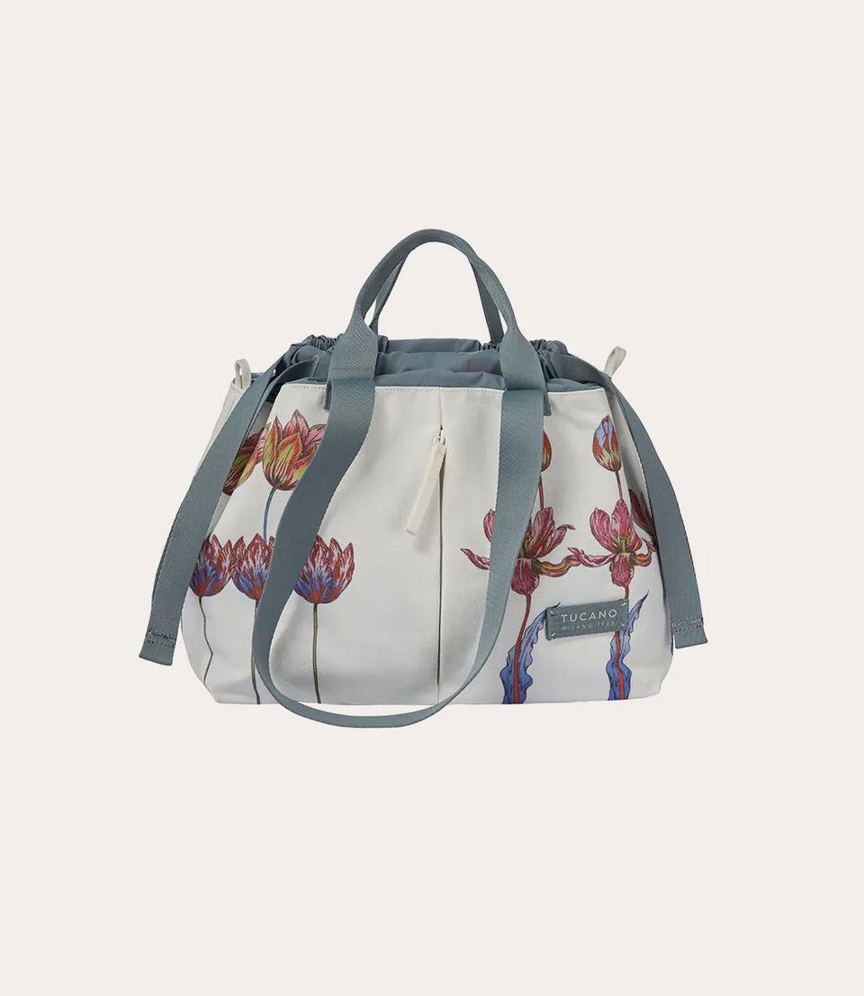 Tucano Carry Tulip Small Shopper Canvas Blumenprint