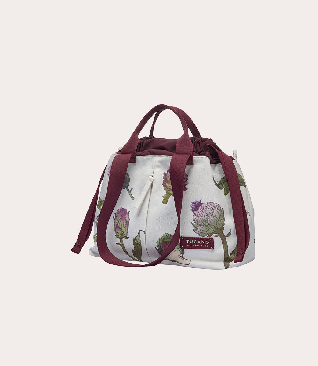 Tucano Carry Artichoke Small Shopper Canvas Tulpe