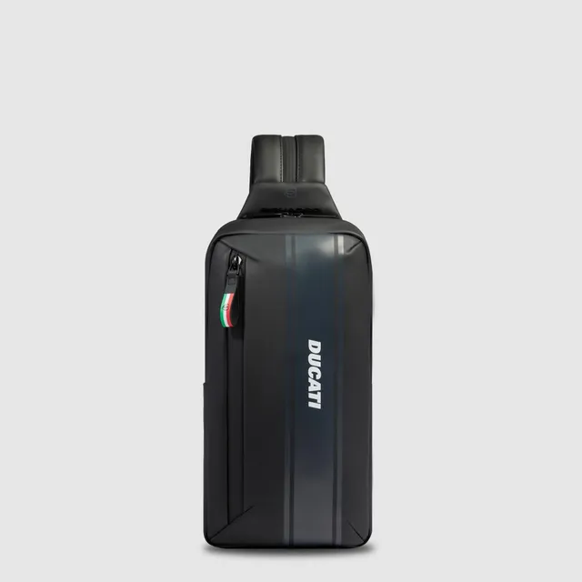 Piquadro x Ducati Sling-Rucksack Herren schwarz RFID