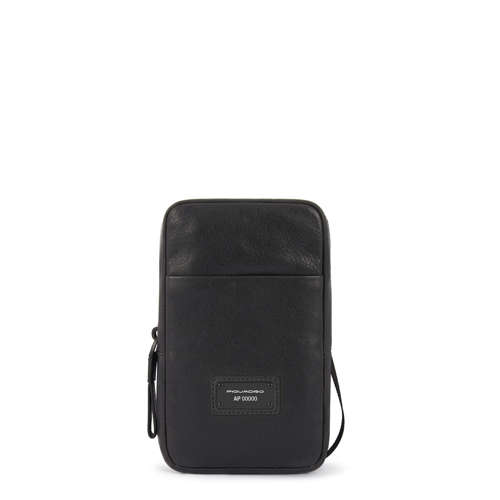 Piquadro Blue Square Handytasche N Leder RFID Hals