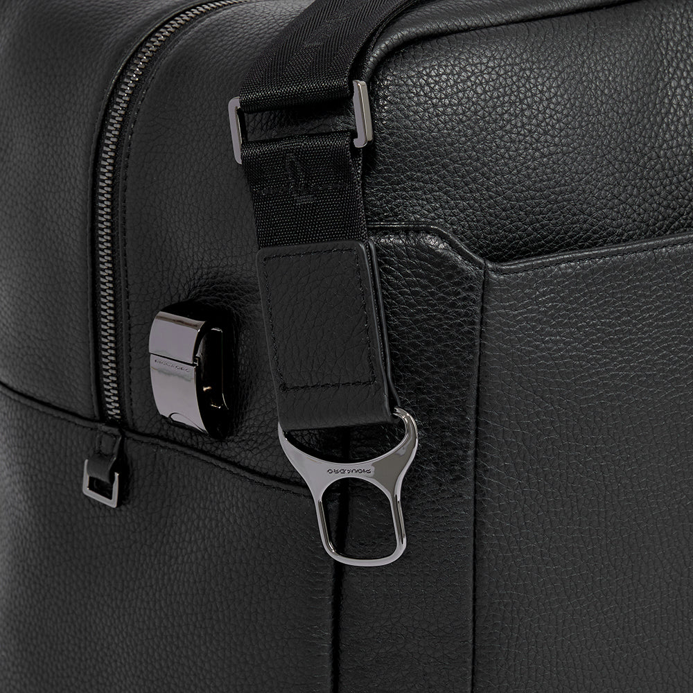 Piquadro Rover Reisetasche Herren schwarz Leder