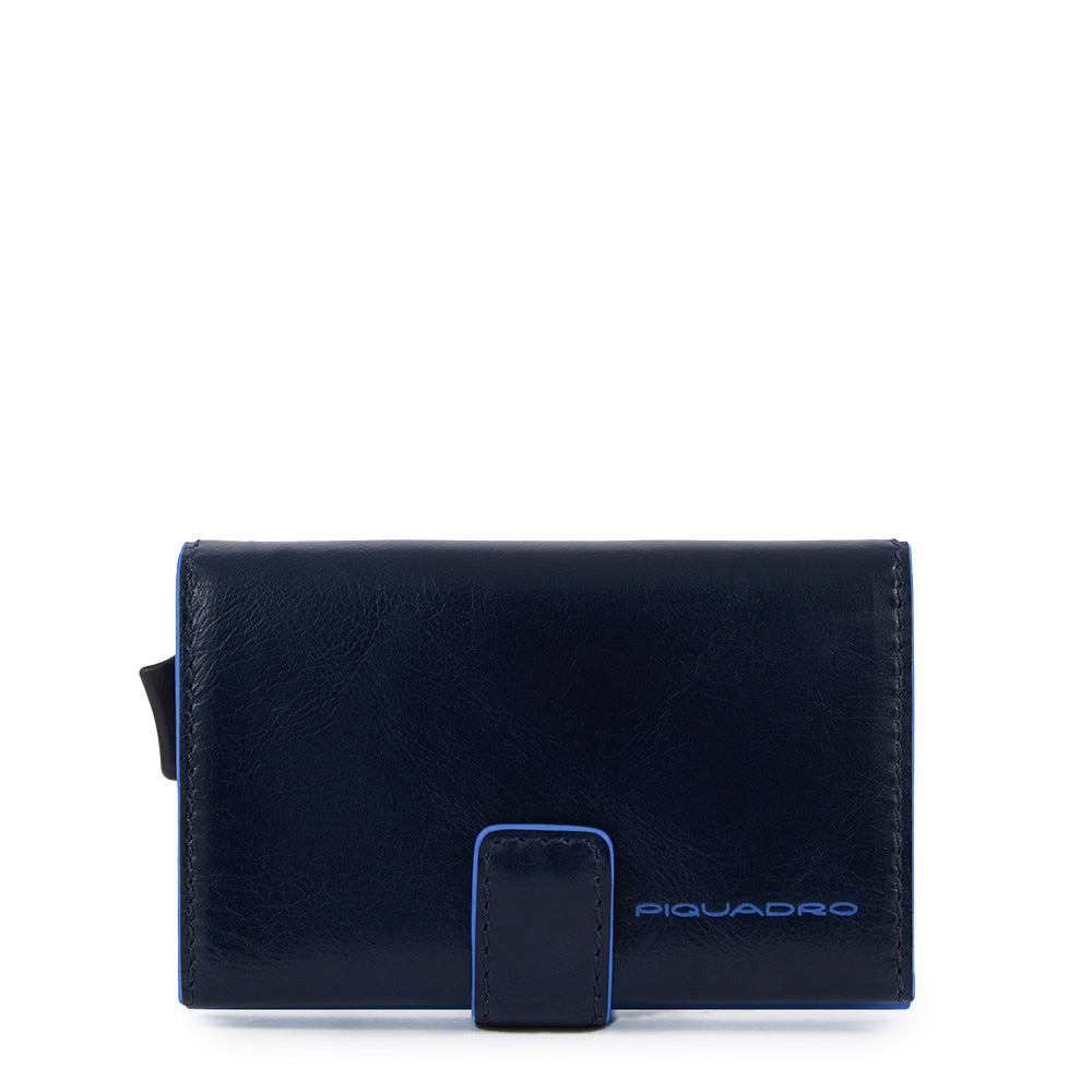 Piquadro Blue Square Geldbörse Herren Leder RFID schwarz
