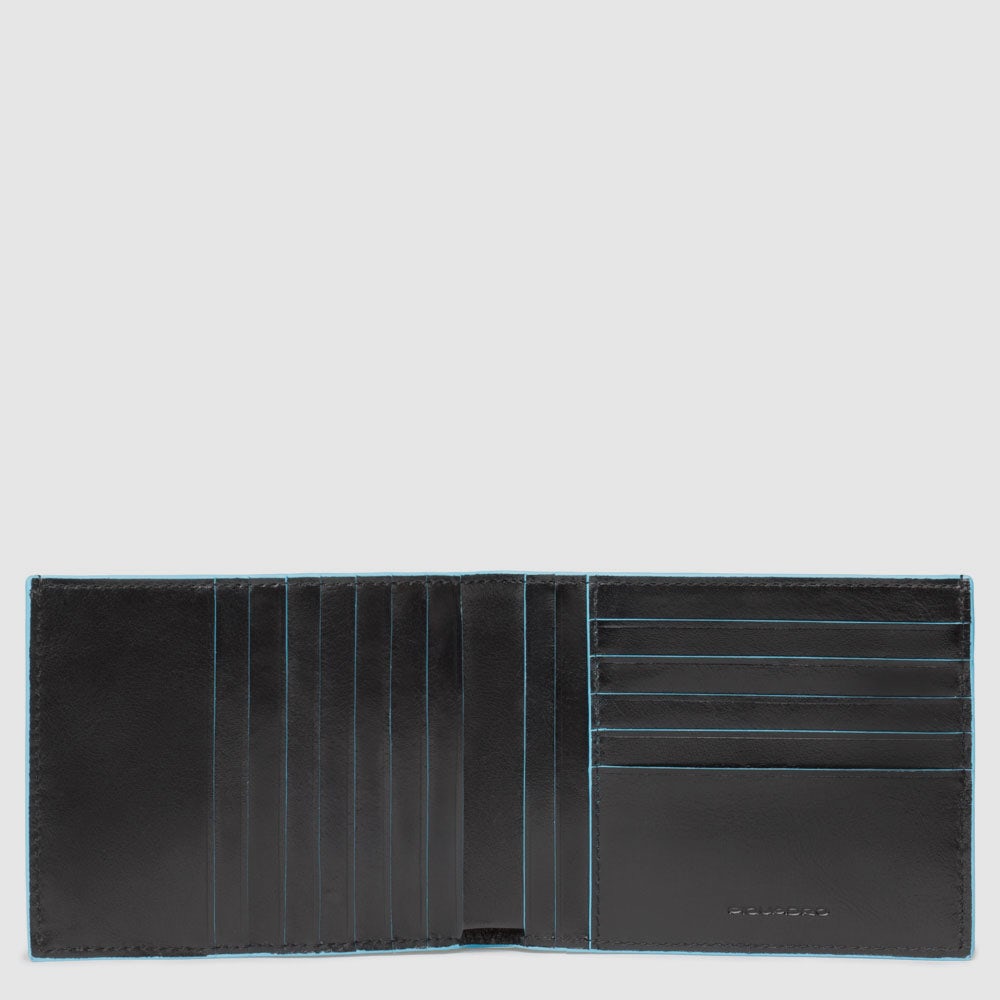 Piquadro Black Square Geldbörse Herren Leder RFID Braun