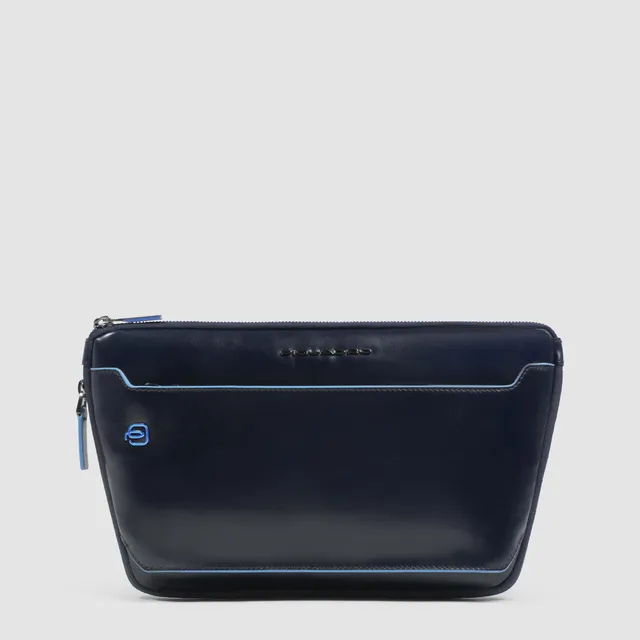 Piquadro Urban Bauchtasche Leder Dunkelblau erweiterbar