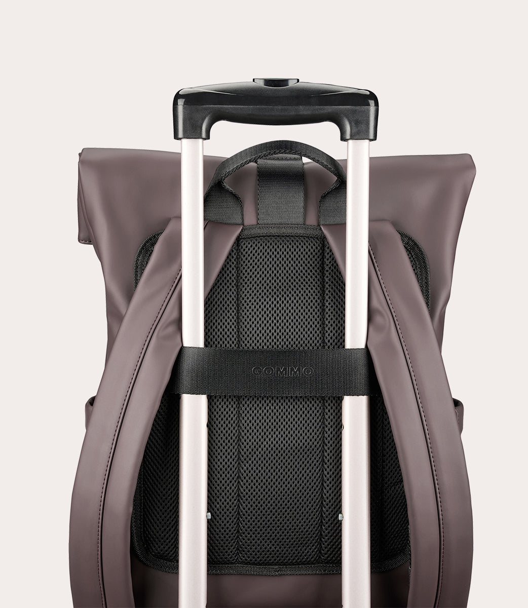 Tucano Gommo Rolltop 14 Zoll Rucksack Schwarz wasserdicht