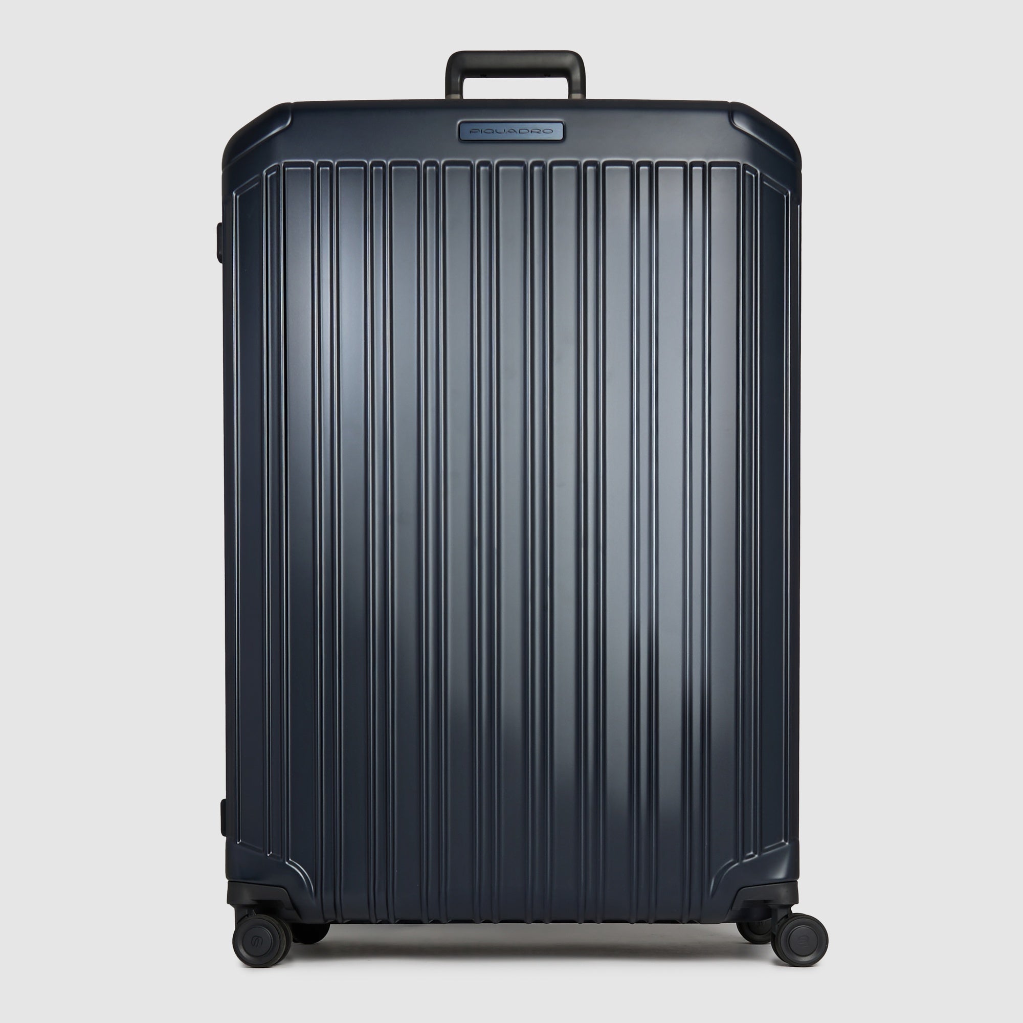 Piquadro PQLM XL Koffer hart blau erweiterbar 4 Rollen
