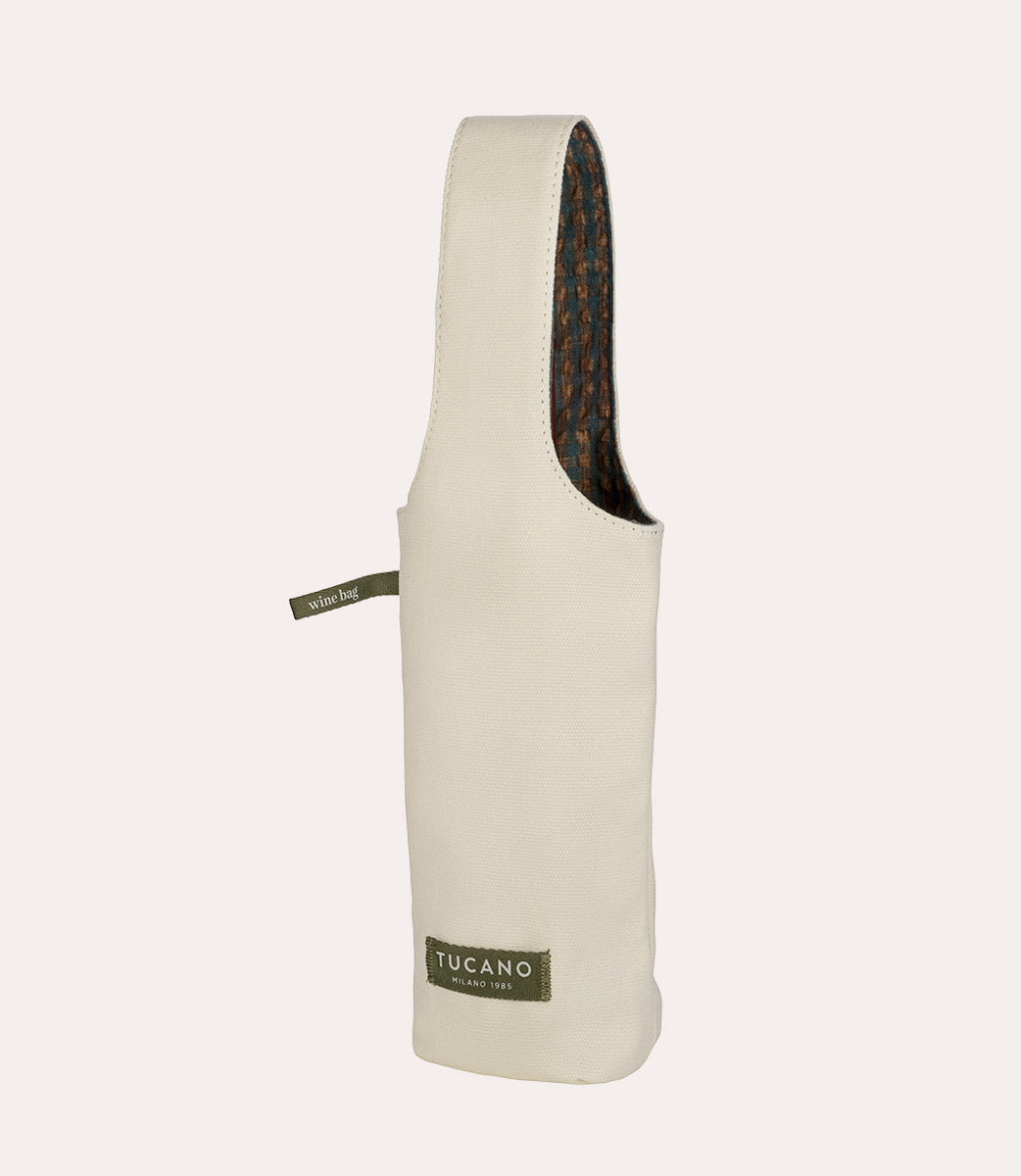 Tucano Kitchen Wine Bag Violett Flaschentasche Canvas
