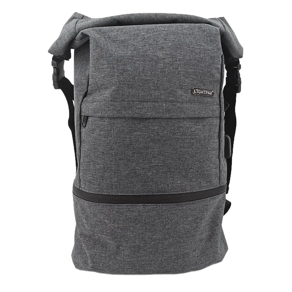 Lightpak Base Rucksack Grau 17 Zoll Polyester USB