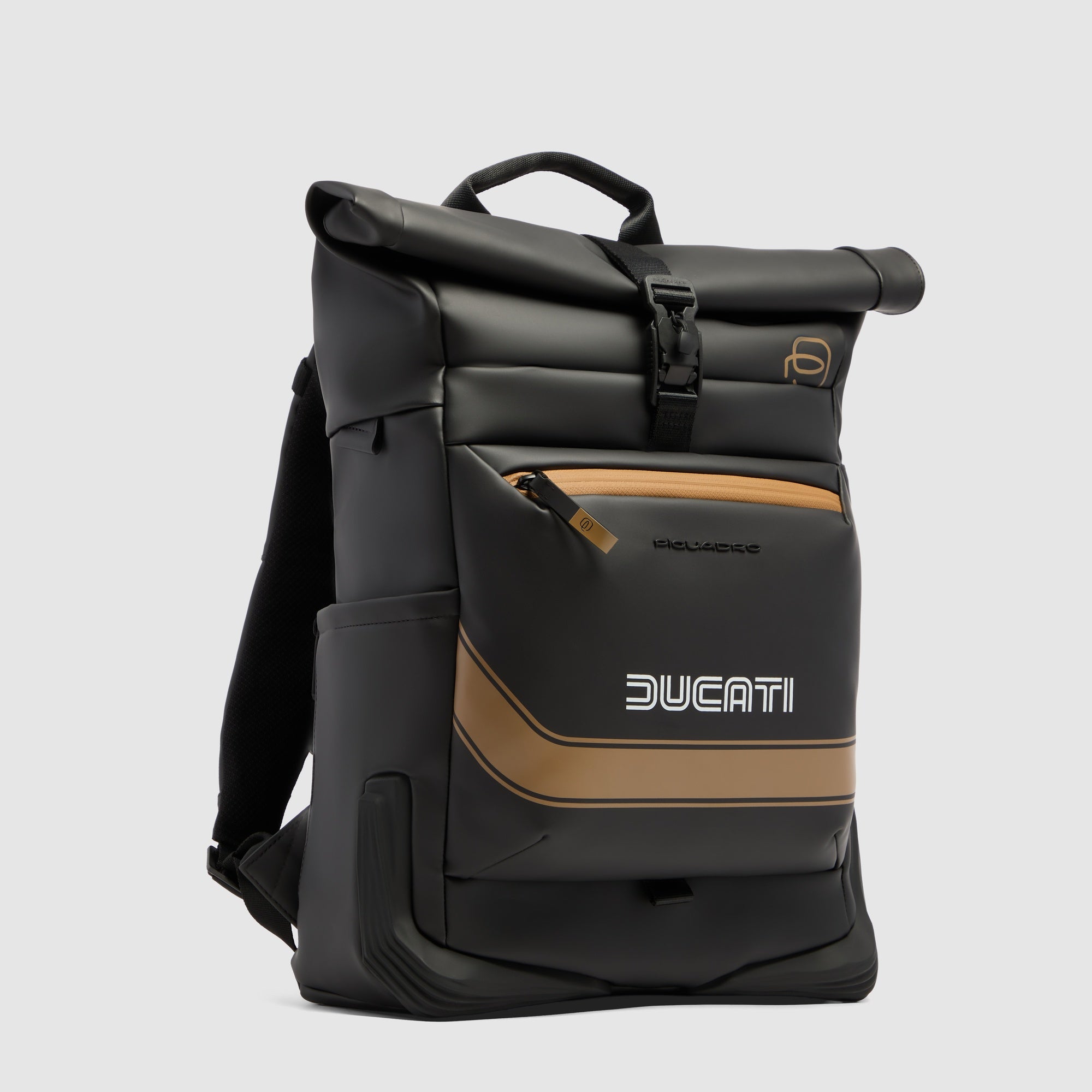 Piquadro x Ducati 100 Roll-top Rucksack Laptop Schwarz