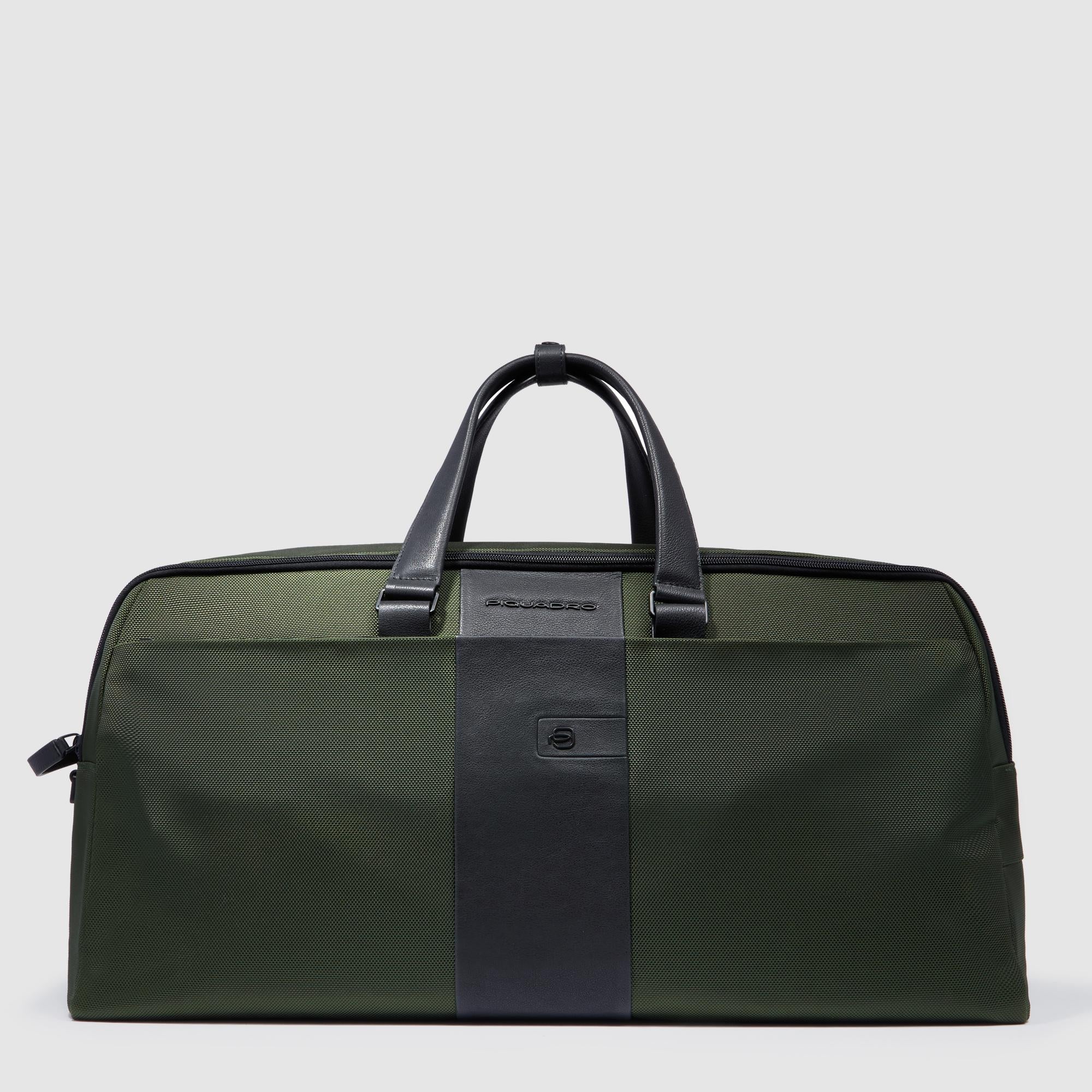 Piquadro Corner 2.0 Reisetasche schwarz recycelt Duffle