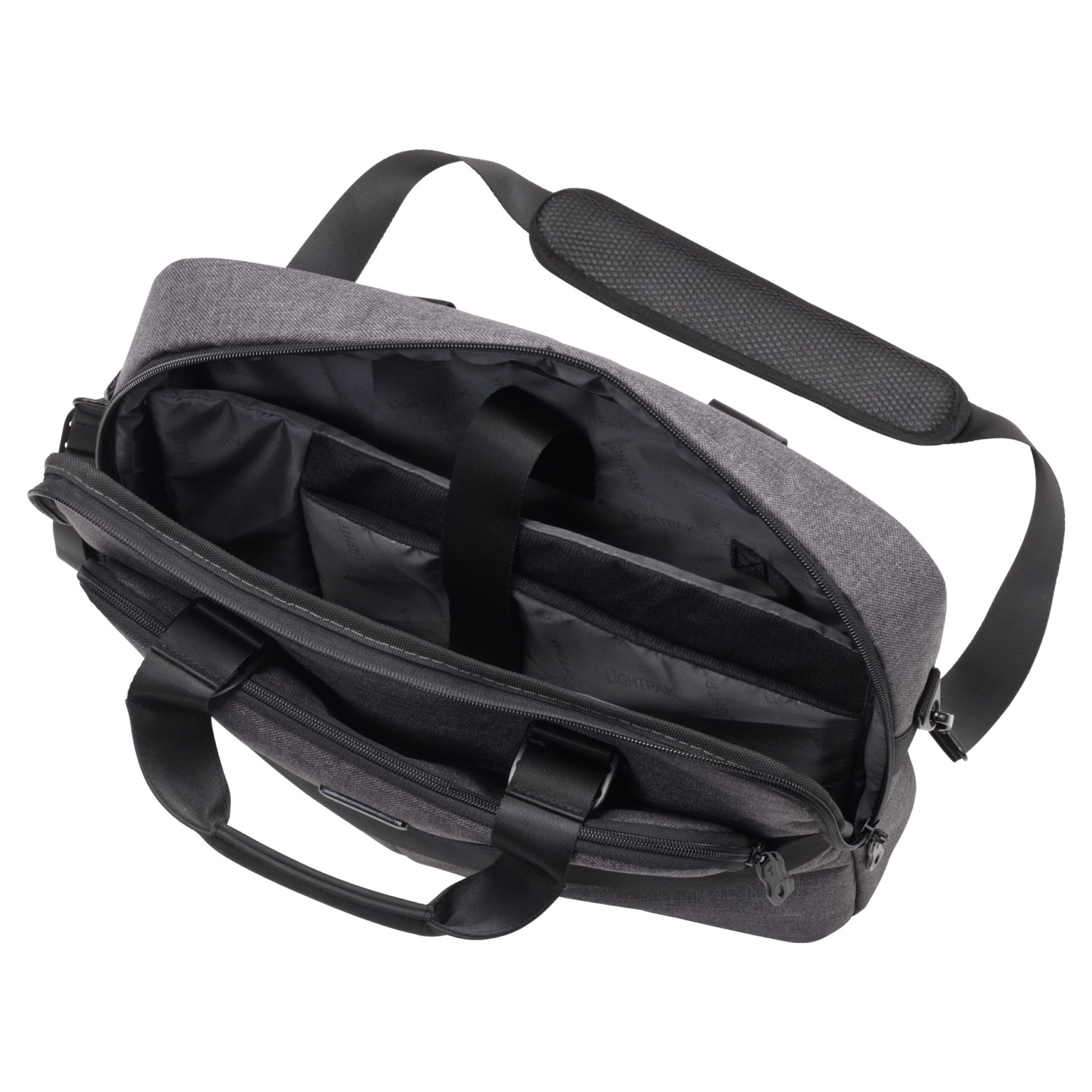 Lightpak WOOKIE Laptoptasche 17 Zoll grau Polyester